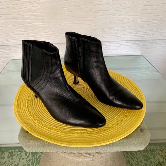 Vaneli Shoes - Black Dressy Ankle Style Boots